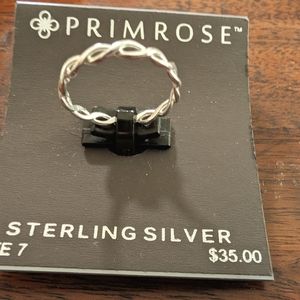 Twisted Design Sterling Band Ring sz 7- new low price!